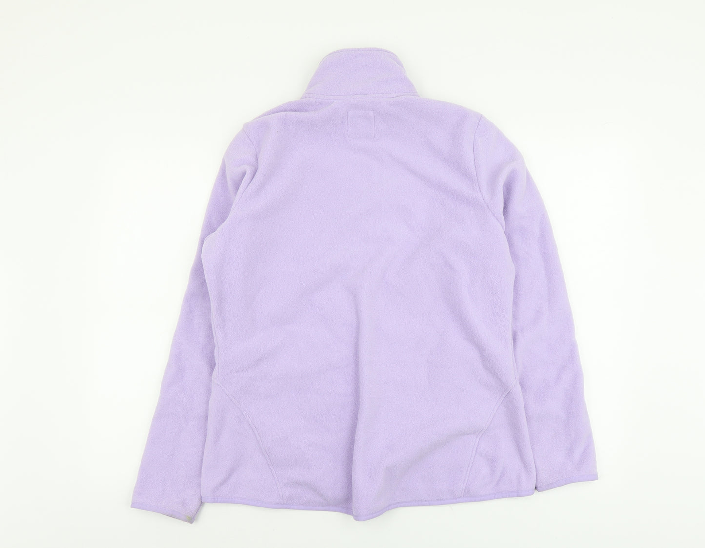 Marks and Spencer Womens Purple Jacket Size 14 Zip