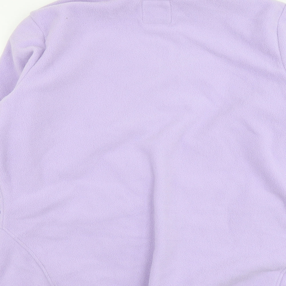 Marks and Spencer Womens Purple Jacket Size 14 Zip
