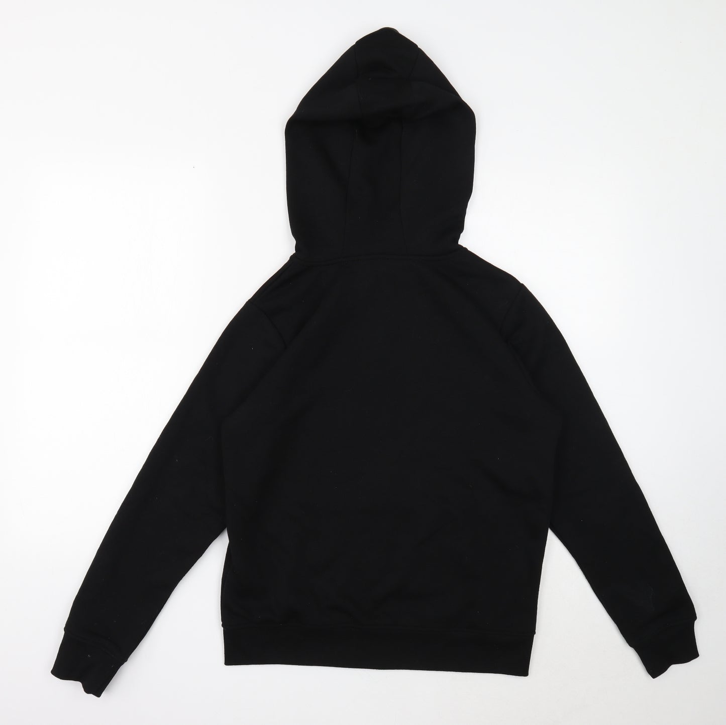 Primark Womens Black Polyester Full Zip Hoodie Size 12 Zip