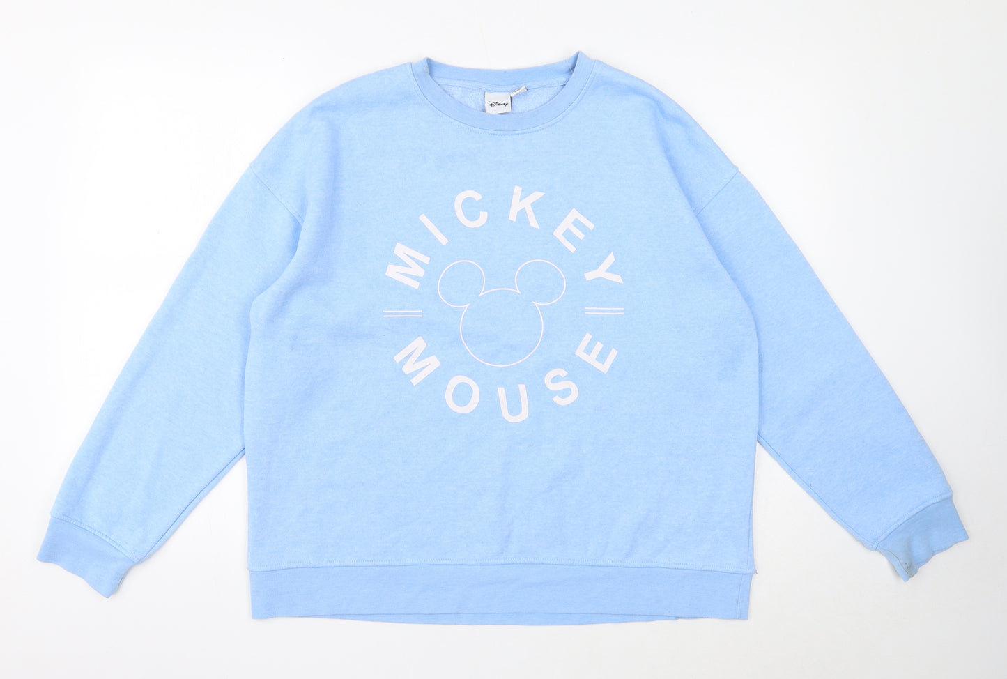 Primark Womens Blue Polyester Pullover Sweatshirt Size 12 Pullover - Mickey Mouse