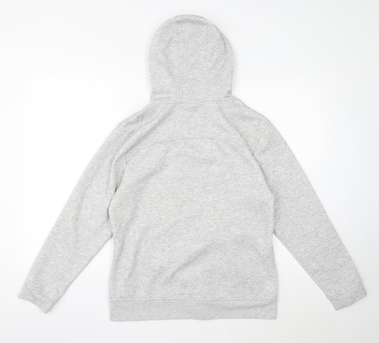 LA Gear Womens Grey Cotton Full Zip Hoodie Size 14 Pullover