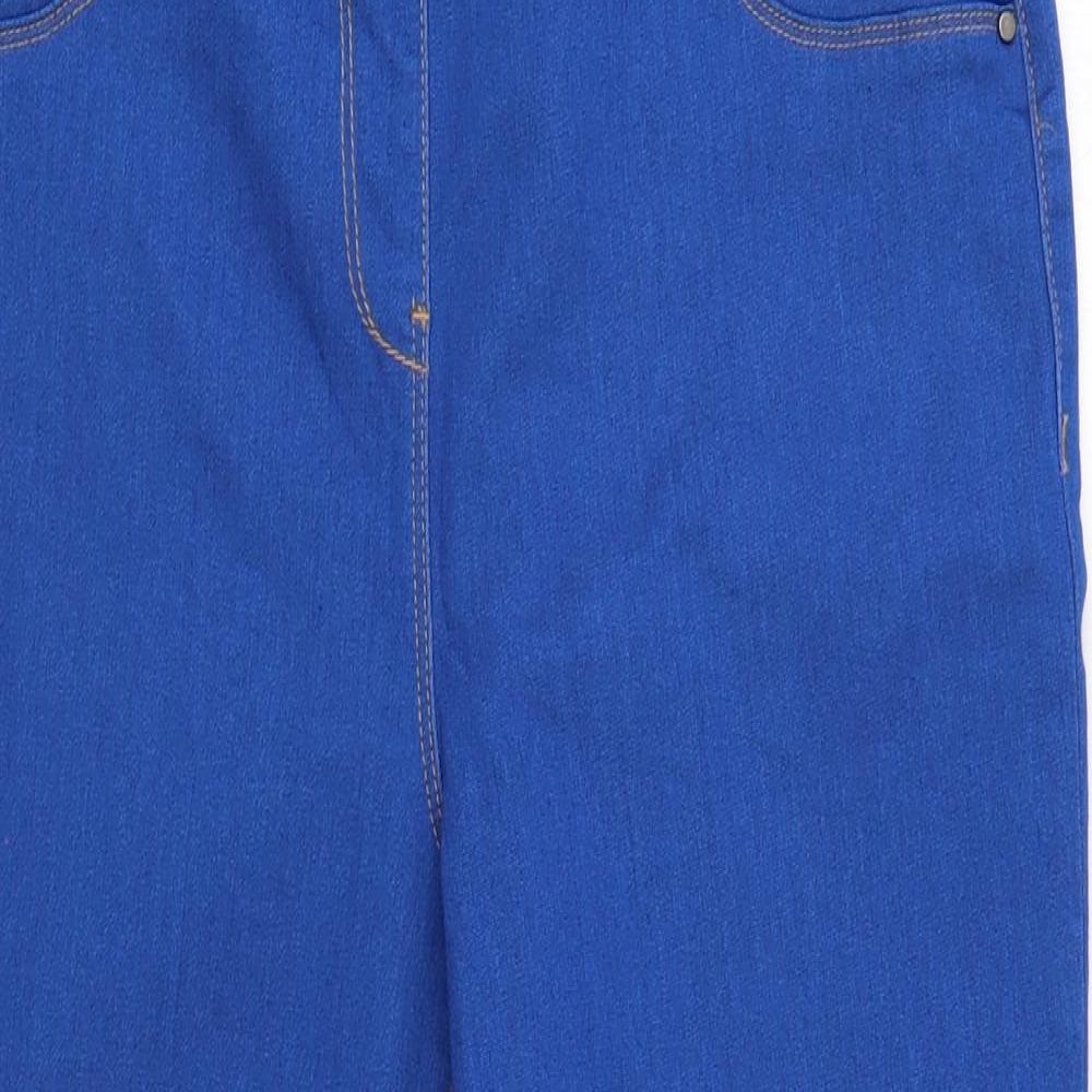 George Womens Blue Cotton Jegging Jeans Size 14 Regular