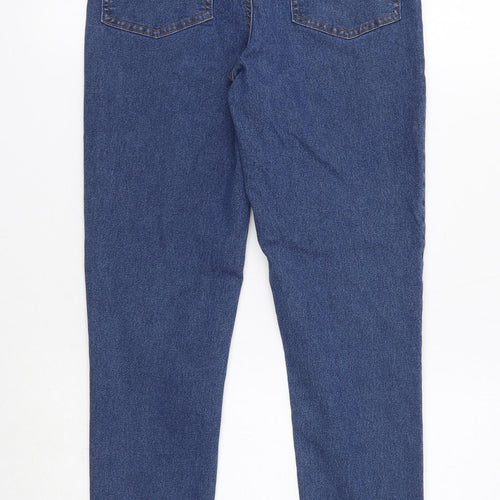 Denim & Co. Womens Blue Cotton Jegging Jeans Size 10 Regular Zip