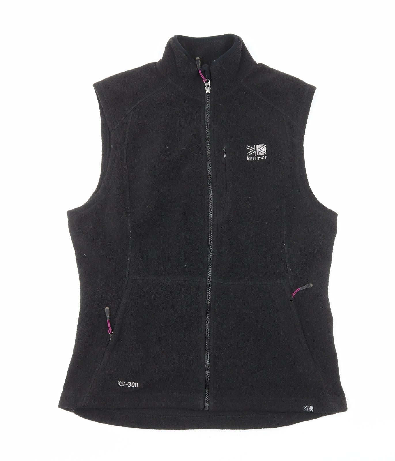 Karrimor Womens Black Gilet Jacket Size 14 Zip