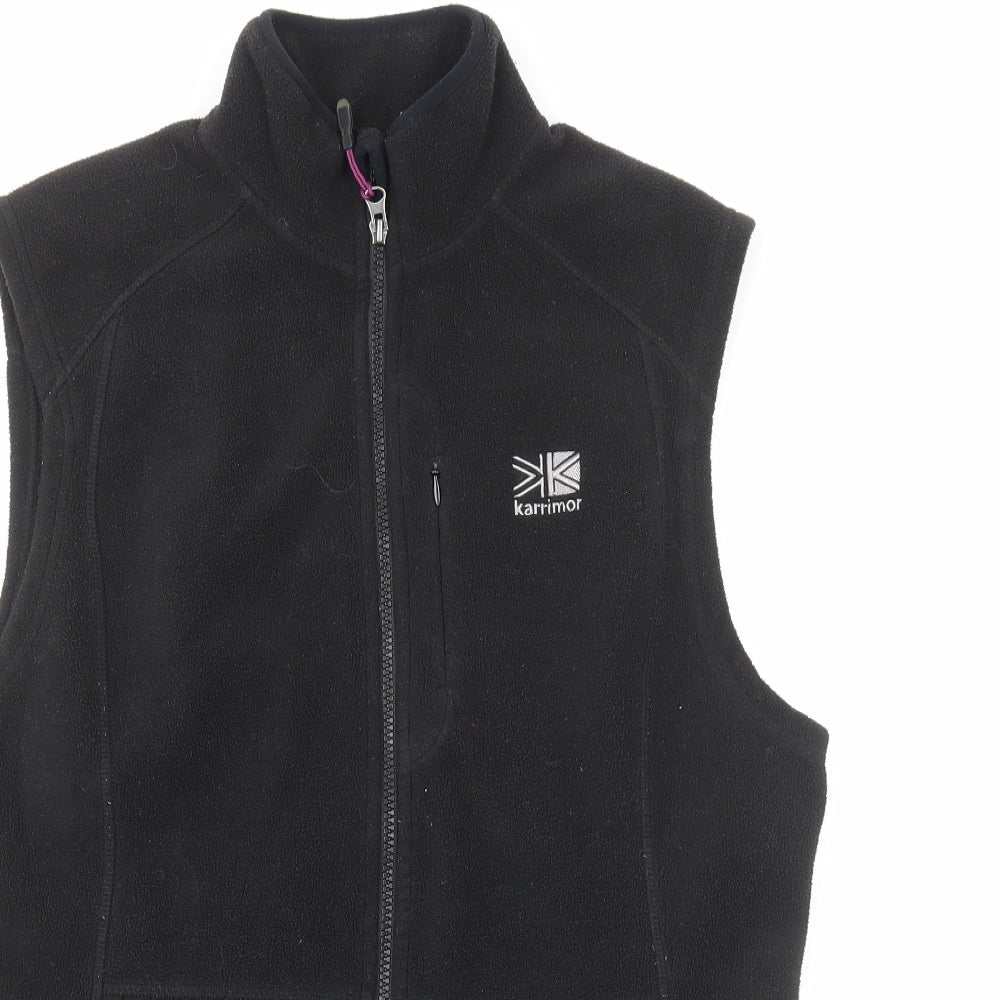 Karrimor Womens Black Gilet Jacket Size 14 Zip