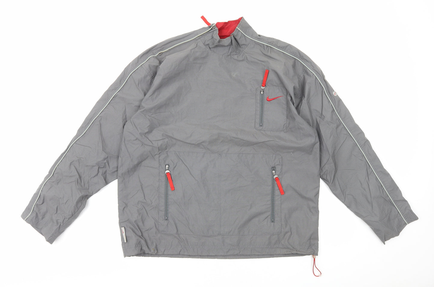 Nike Mens Grey Anorak Jacket Size M