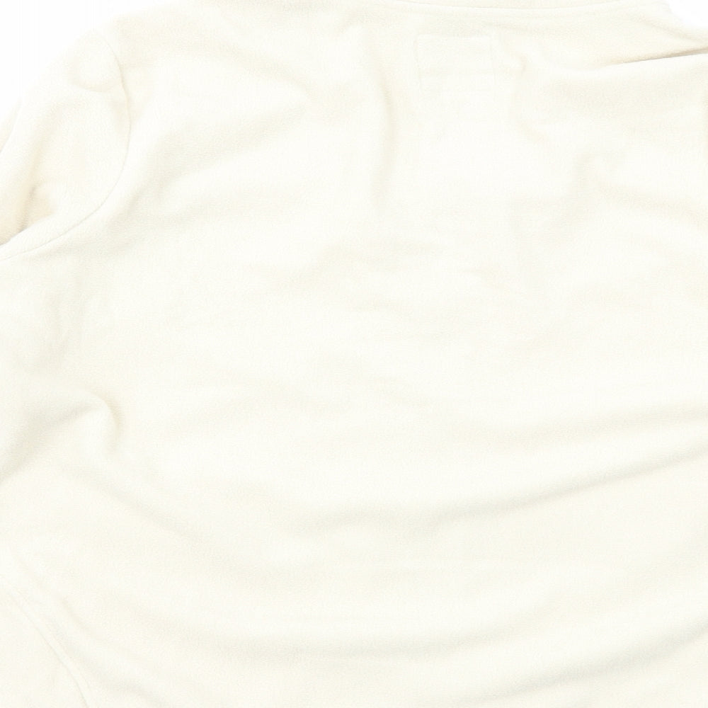 Marks and Spencer Womens Ivory Jacket Size 18 Zip