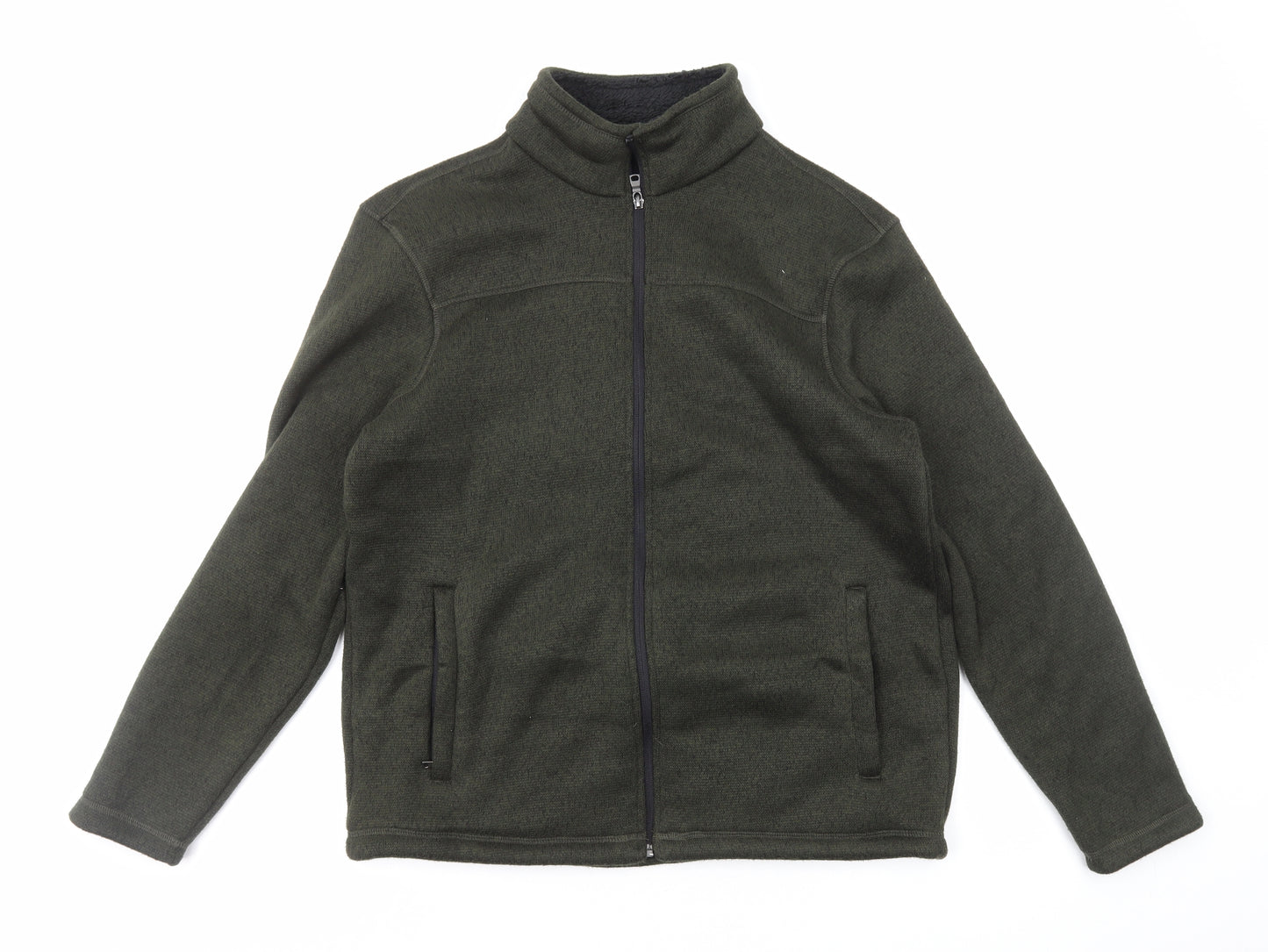Preworn Mens Green Jacket Size M Zip