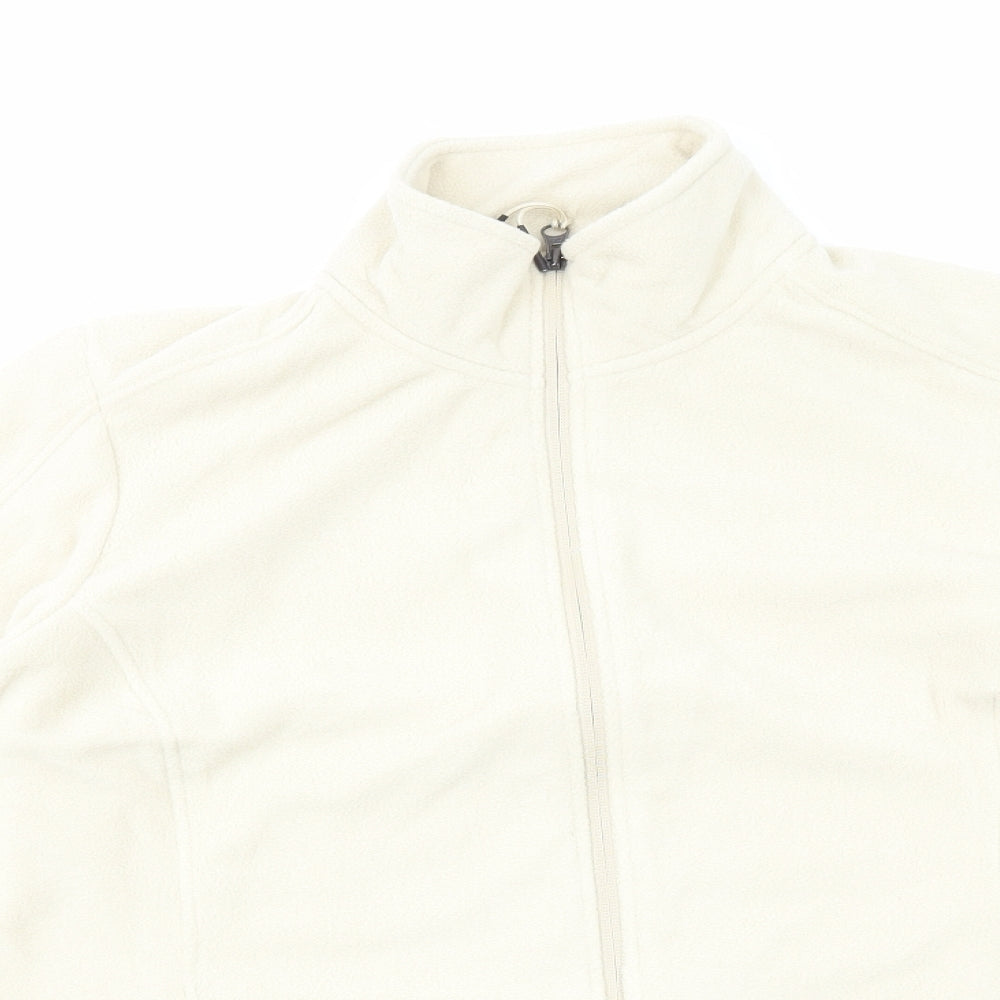 Marks and Spencer Womens Ivory Jacket Size 16 Zip