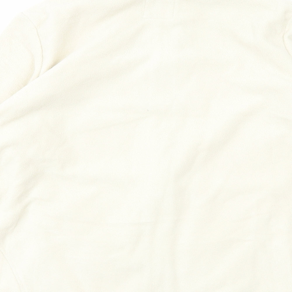 Marks and Spencer Womens Ivory Jacket Size 16 Zip