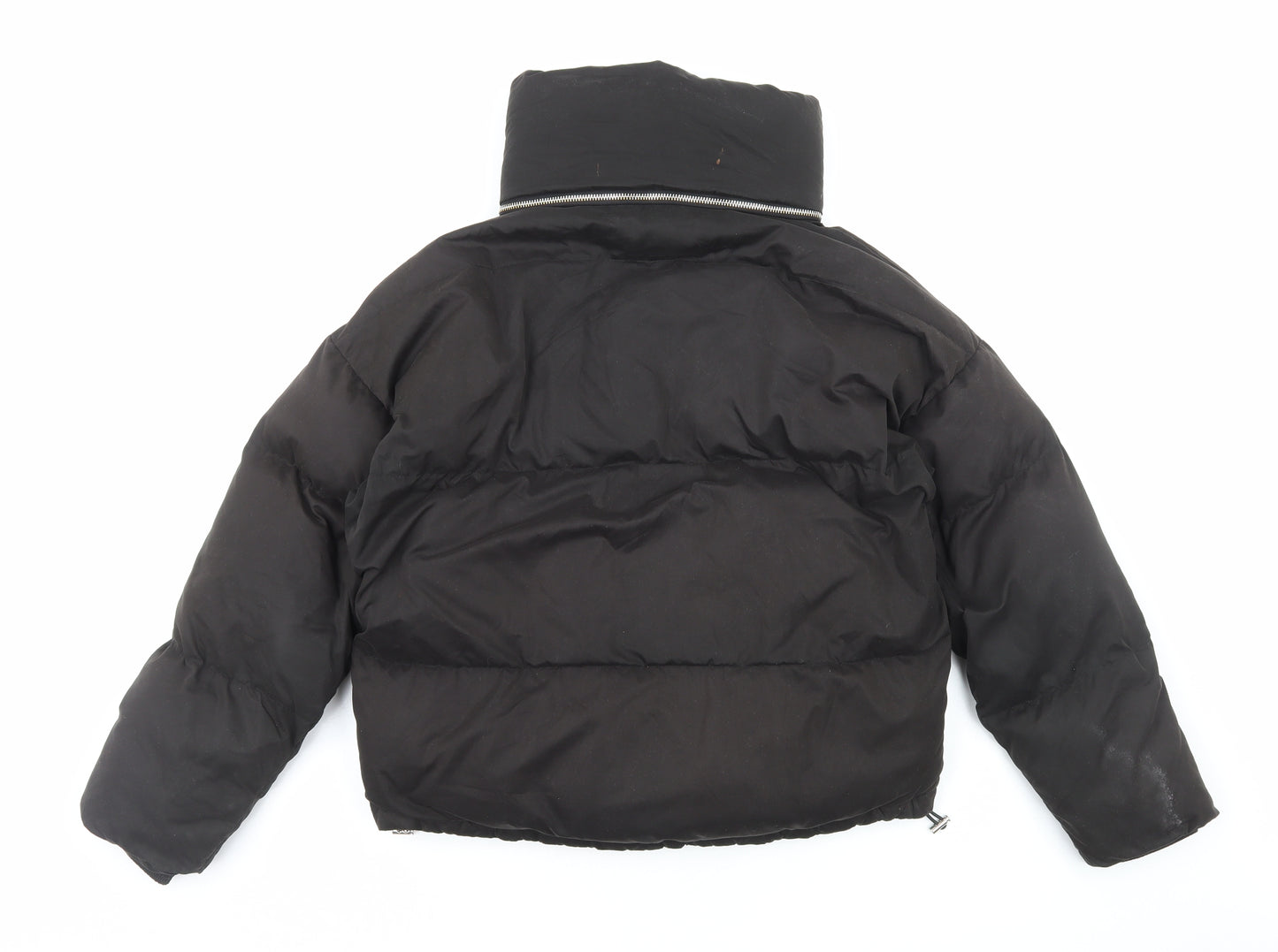 AllSaints Womens Black Puffer Jacket Jacket Size XS Zip