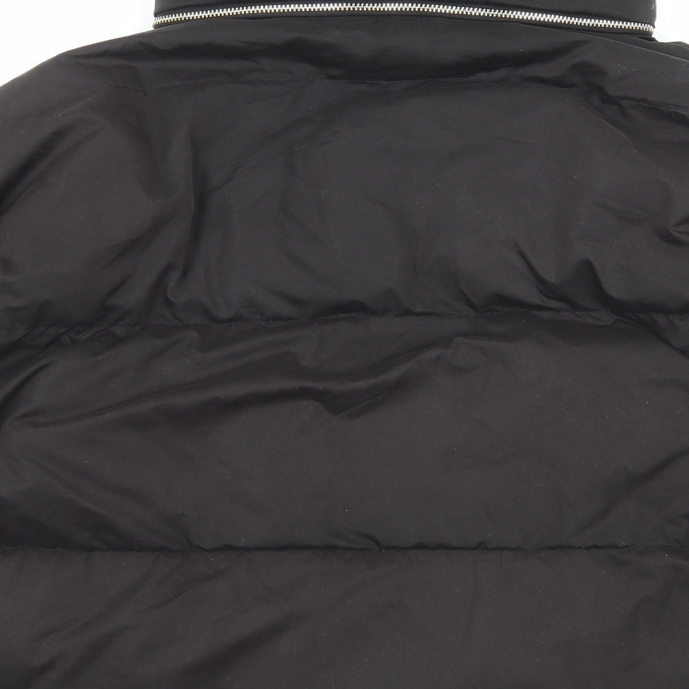 AllSaints Womens Black Puffer Jacket Jacket Size XS Zip