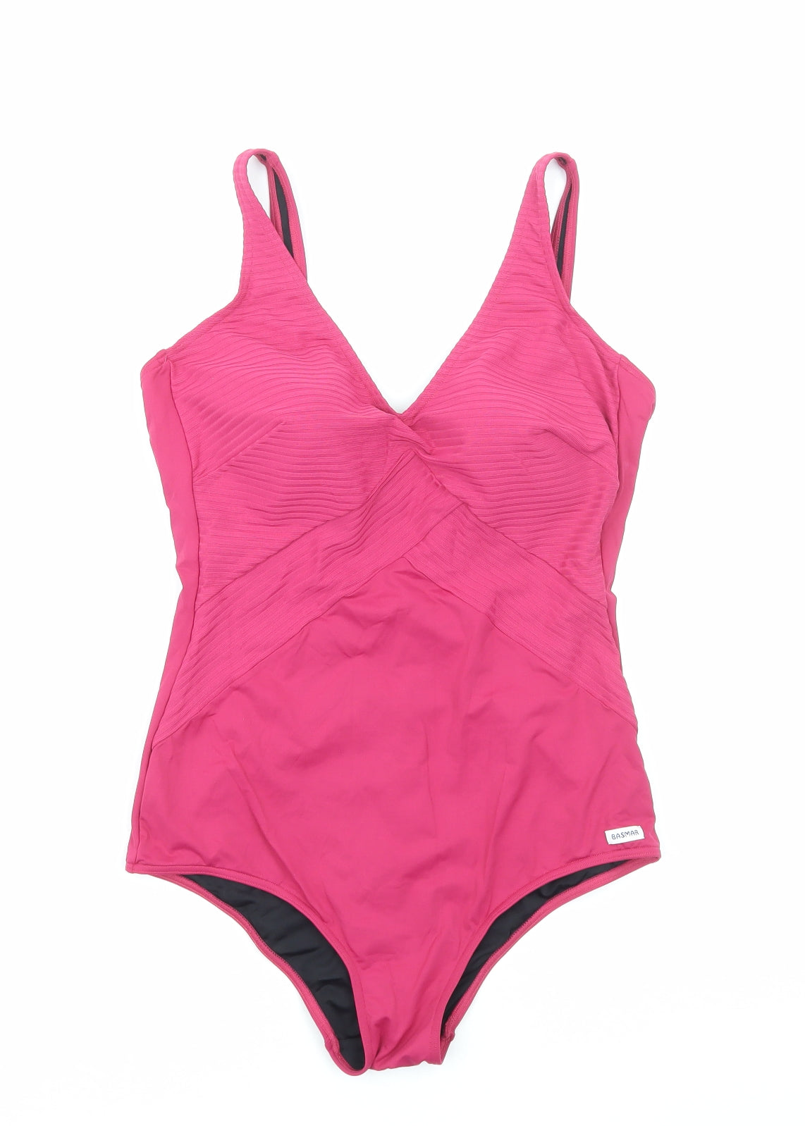 Basmar Womens Pink Polyamide One Piece Size 20