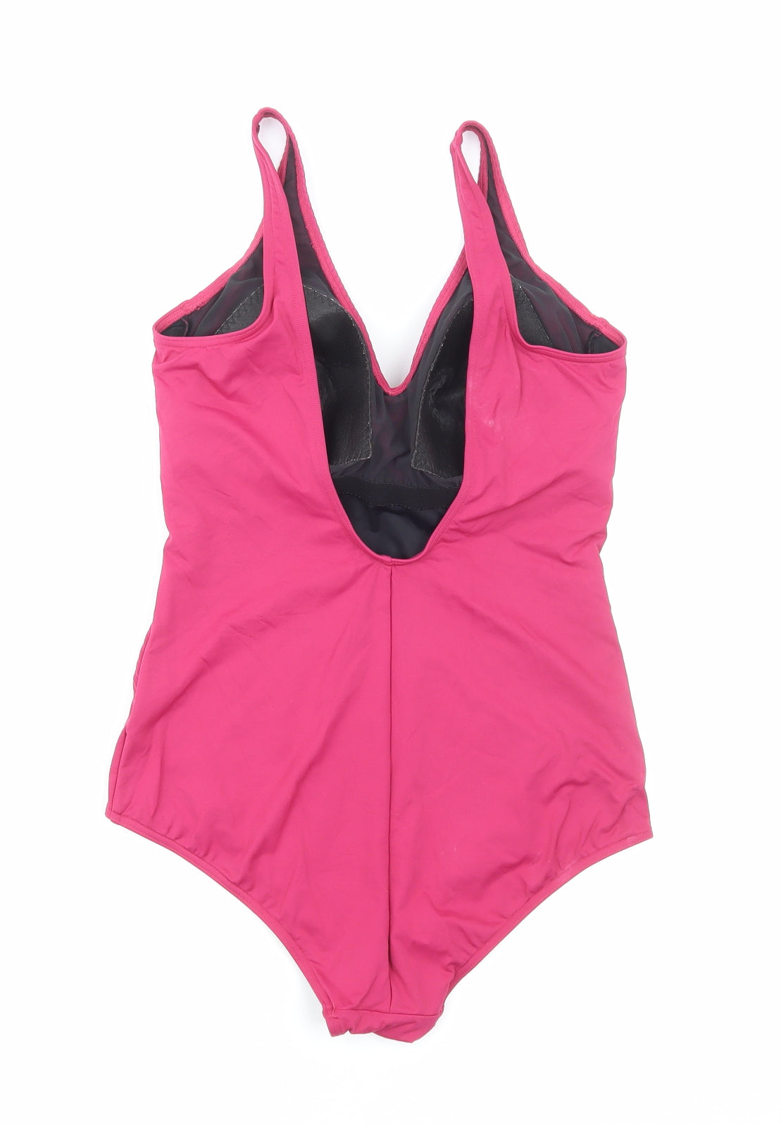 Basmar Womens Pink Polyamide One Piece Size 20