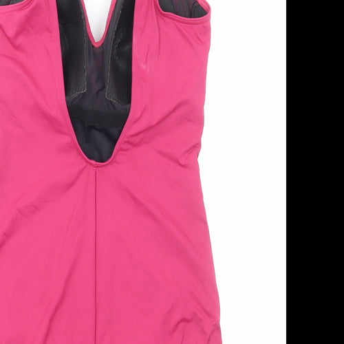 Basmar Womens Pink Polyamide One Piece Size 20