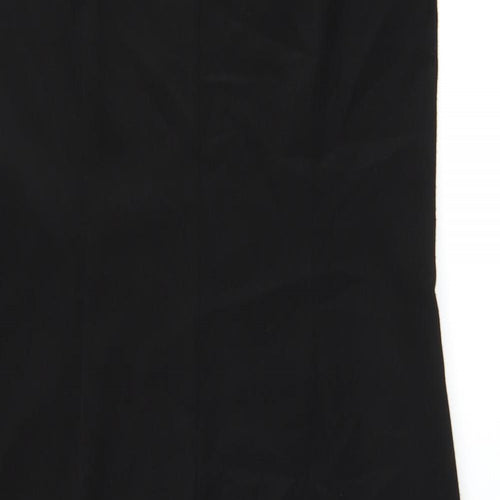 Wallis Womens Black Polyester Jumpsuit One-Piece Size 12 Zip