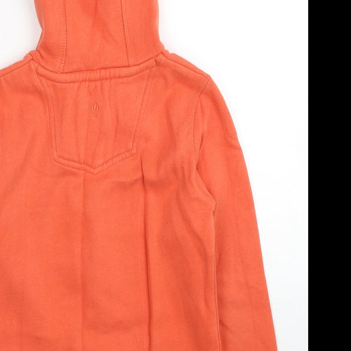 Fat Face Boys Orange Cotton Pullover Hoodie Size 6-7 Years Pullover - Wave Rider