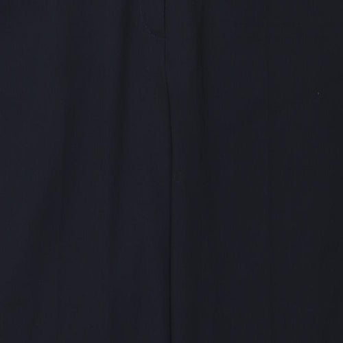 Basler Womens Black Polyester Dress Pants Trousers Size 14 Regular Zip