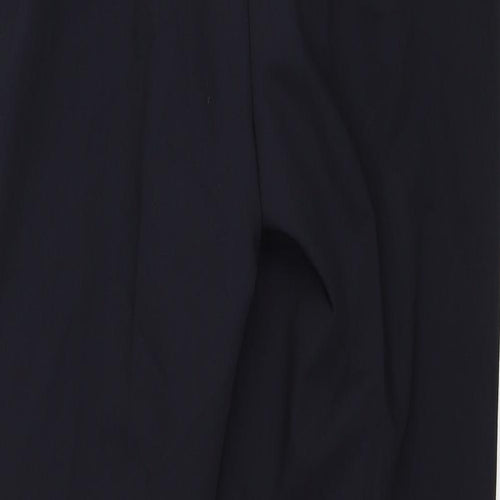 Basler Womens Black Polyester Dress Pants Trousers Size 14 Regular Zip