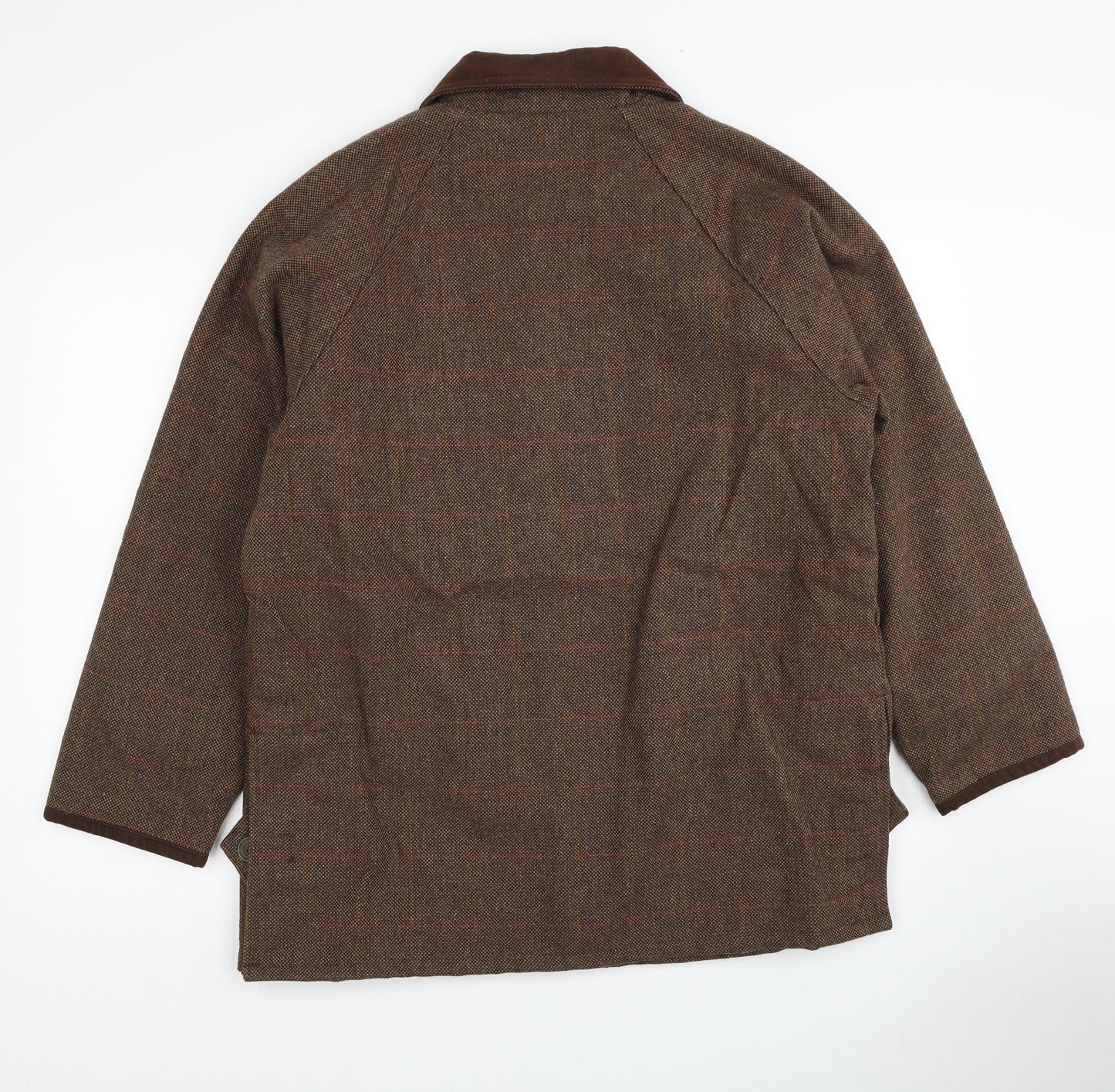 Blue Riband Womens Brown Geometric Jacket Size 12 Zip