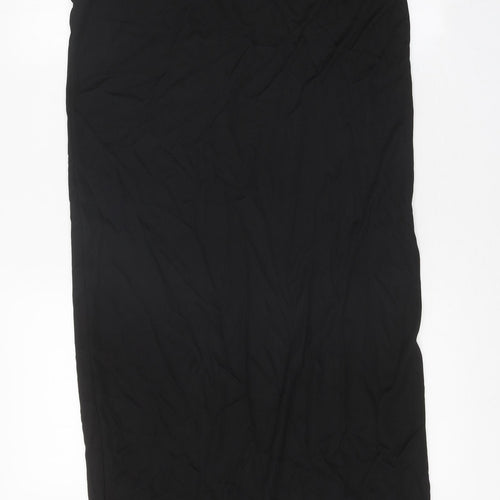 Limited Edition Womens Black Viscose Tank Dress Size 10 Round Neck Pullover