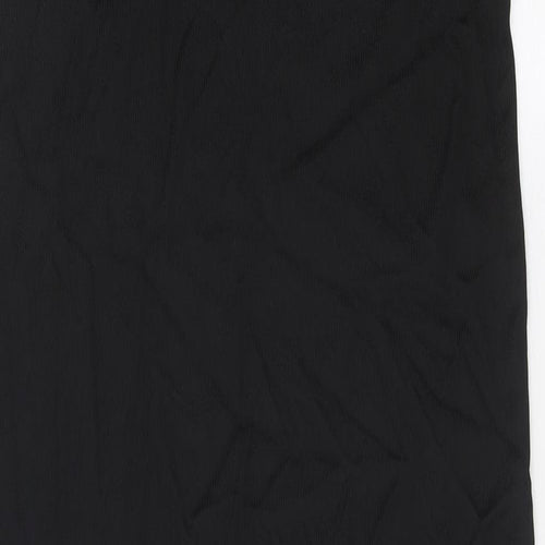 Limited Edition Womens Black Viscose Tank Dress Size 10 Round Neck Pullover