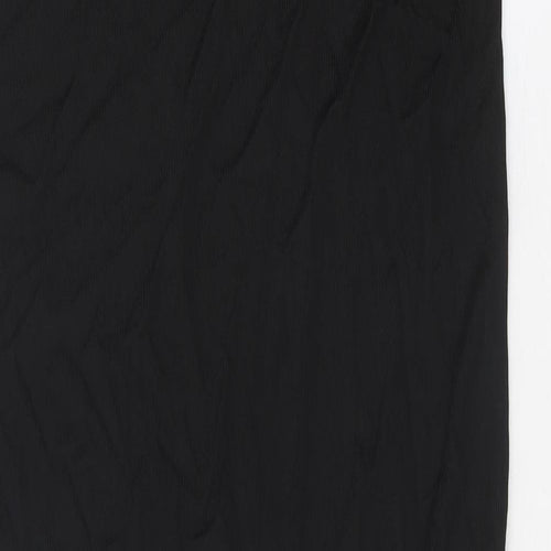 Limited Edition Womens Black Viscose Tank Dress Size 10 Round Neck Pullover
