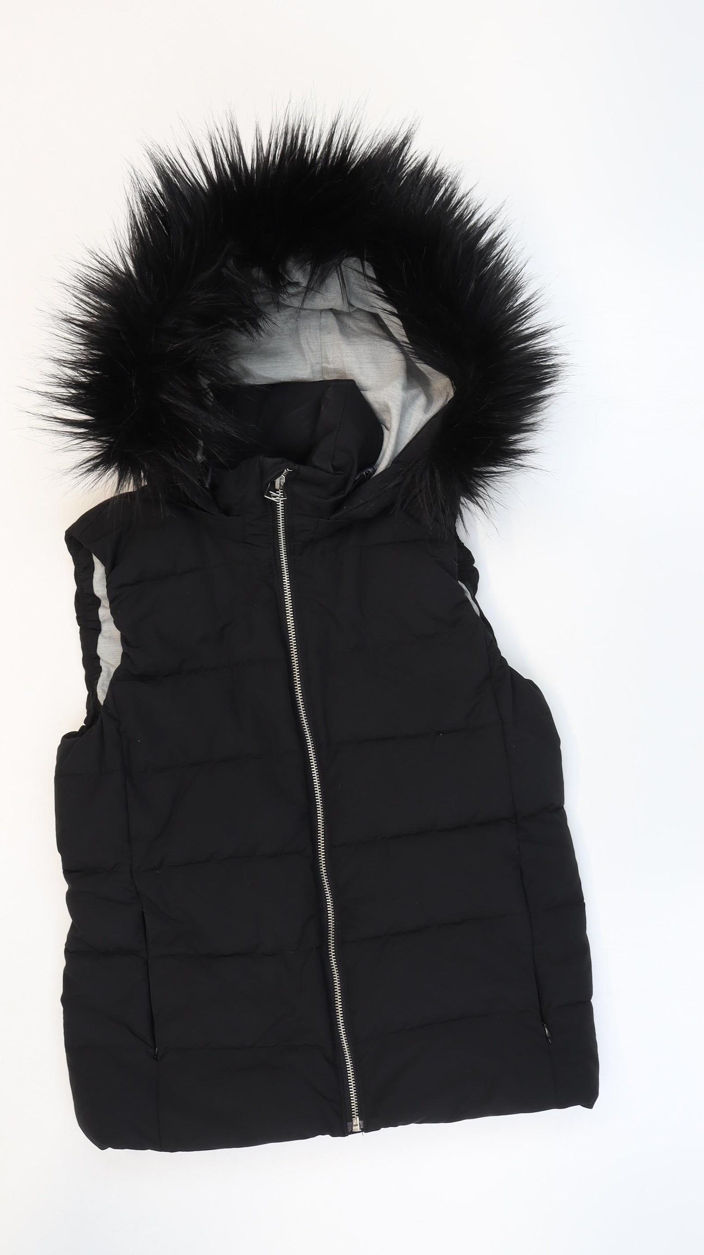 Gap Womens Black Gilet Jacket Size XS Zip