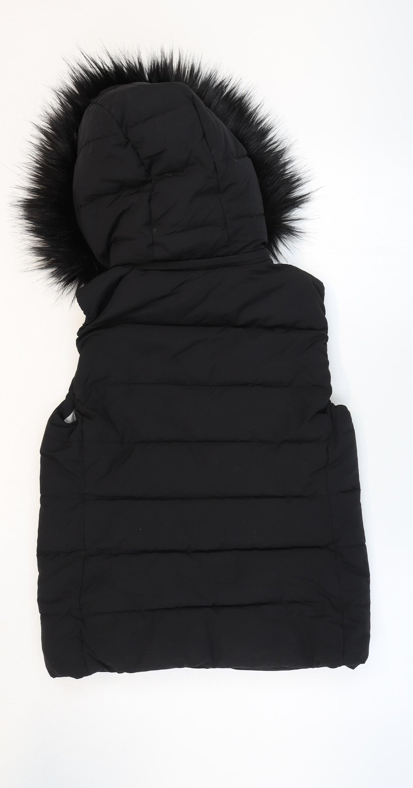 Gap Womens Black Gilet Jacket Size XS Zip