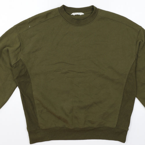 Primark Womens Green Polyester Pullover Sweatshirt Size XS Pullover