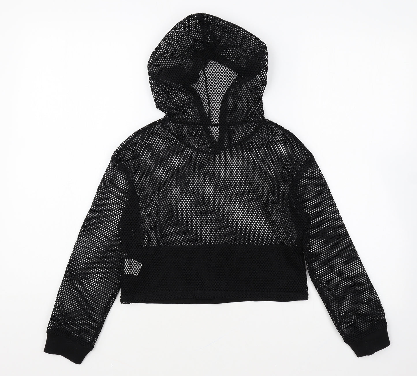 SheIn Girls Black Polyester Pullover Hoodie Size 9 Years Pullover - Be Fearless