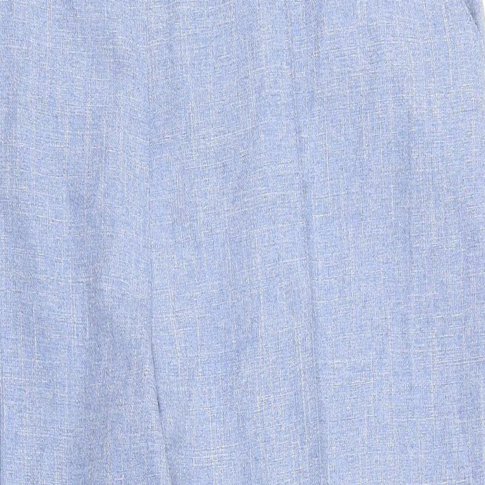 Honor Millburn Womens Blue Polyester Trousers Size 22 L28 in Regular