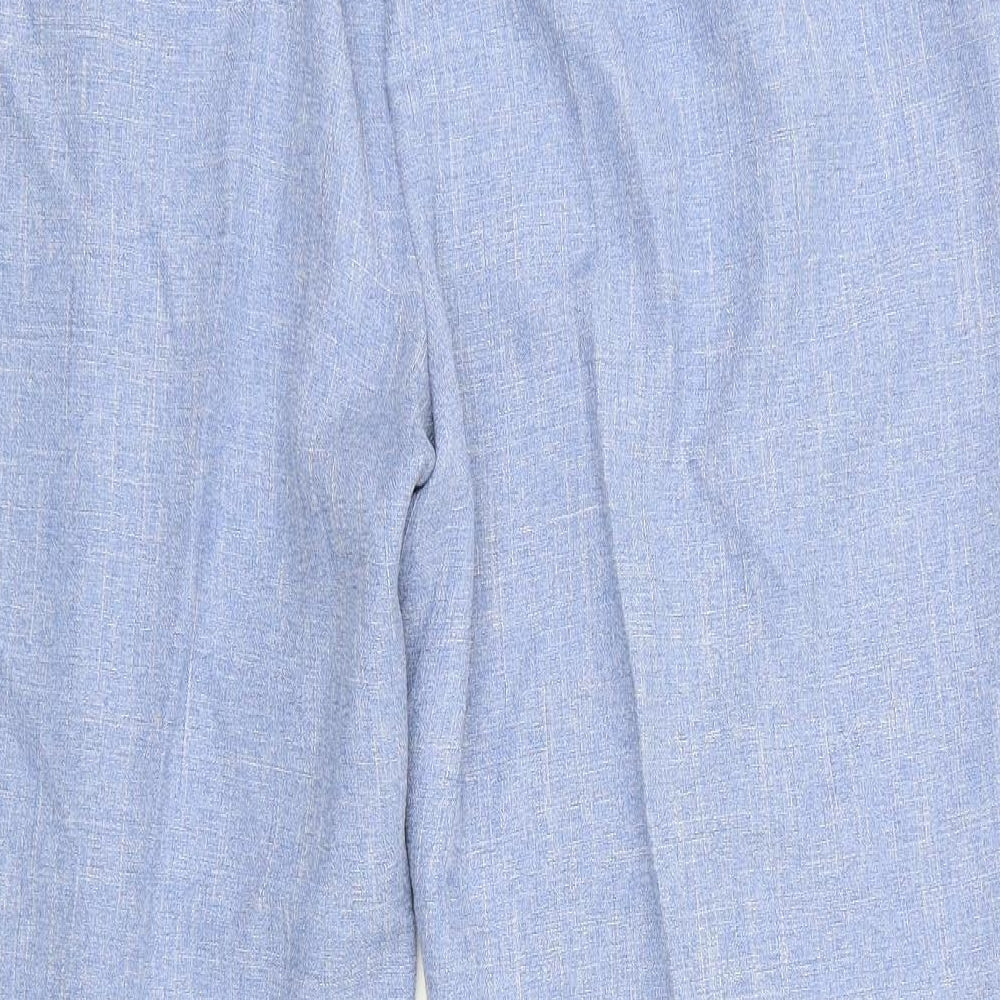 Honor Millburn Womens Blue Polyester Trousers Size 22 L28 in Regular