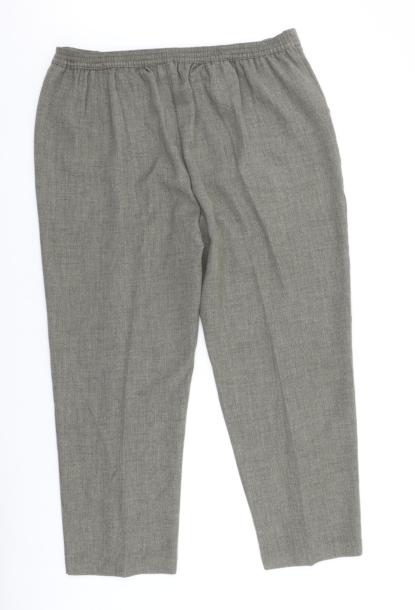 Honor Millburn Womens Brown Polyester Trousers Size 22 L27 in Regular