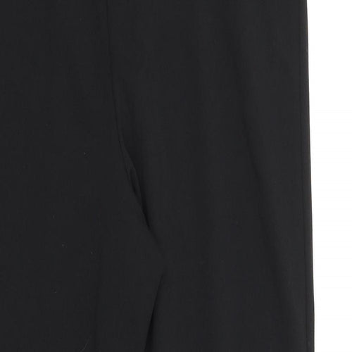 Love Yours Womens Black Polyester Trousers Size 16 L24 in Regular