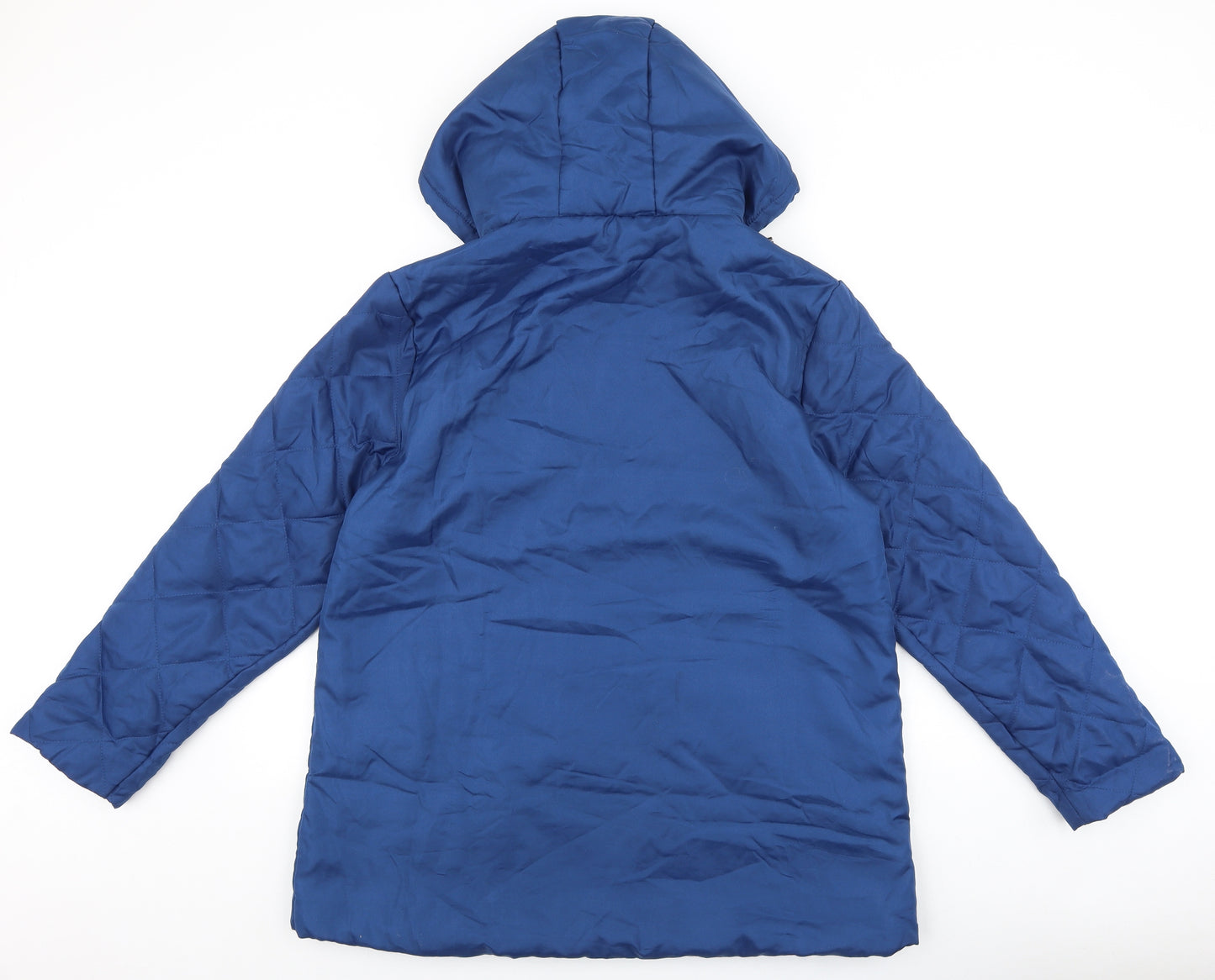 Anna De Lancay Womens Blue Jacket Size M Zip