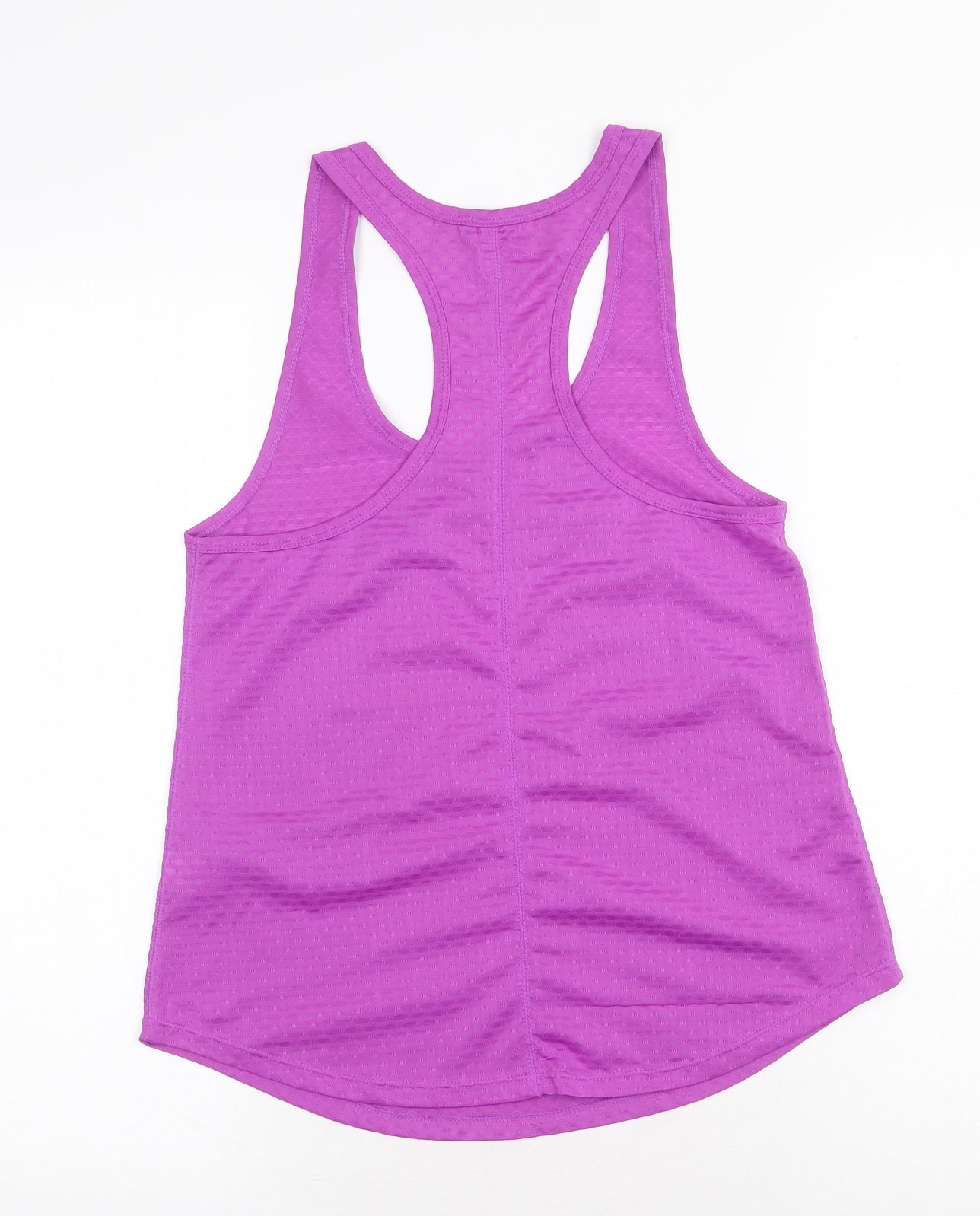 New Look Womens Purple Polyester Basic Tank Size S Scoop Neck Pullover - Racerback
