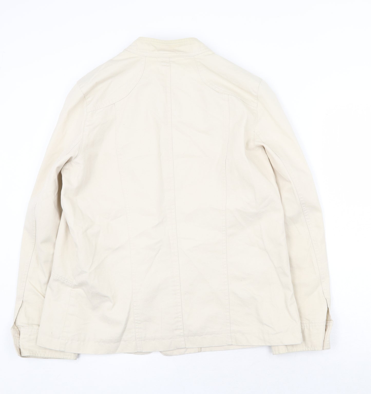 Damart Womens Beige Jacket Size 18 Button