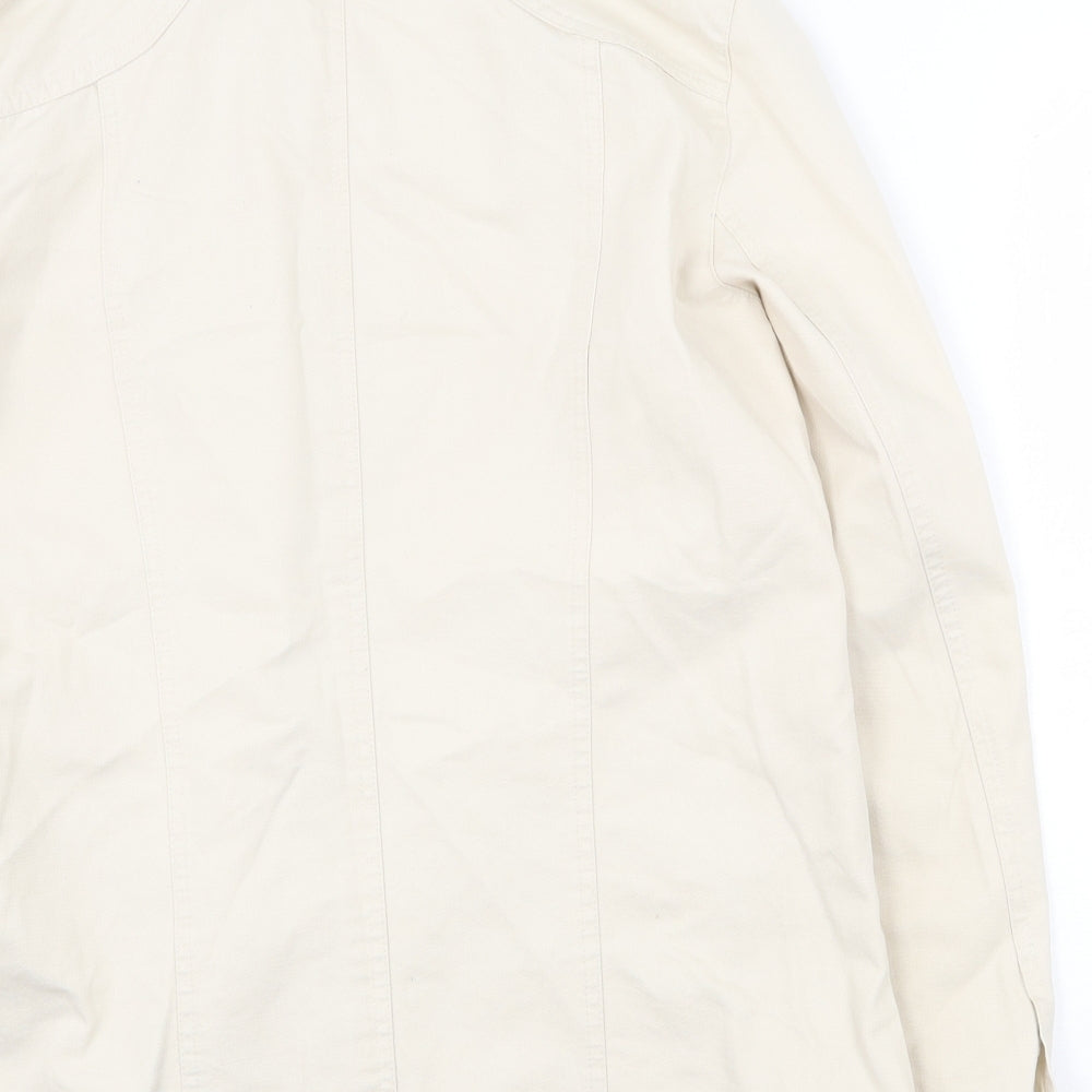 Damart Womens Beige Jacket Size 18 Button