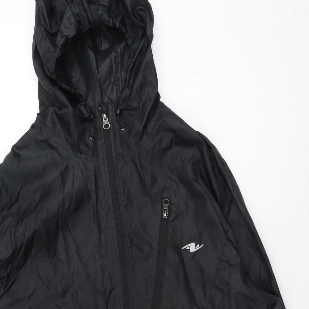 Athletic Works Mens Black Jacket Size M Zip