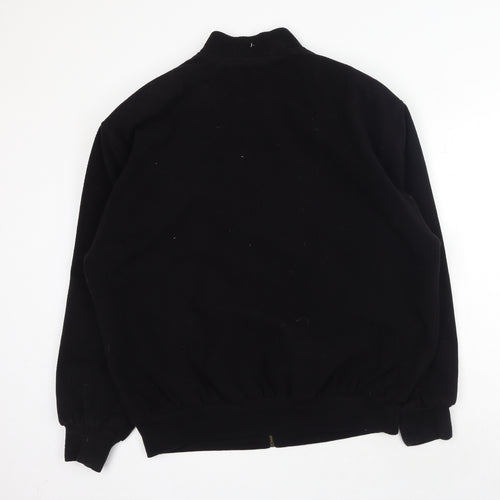 Preworn Mens Black Polyester Full Zip Sweatshirt Size XL