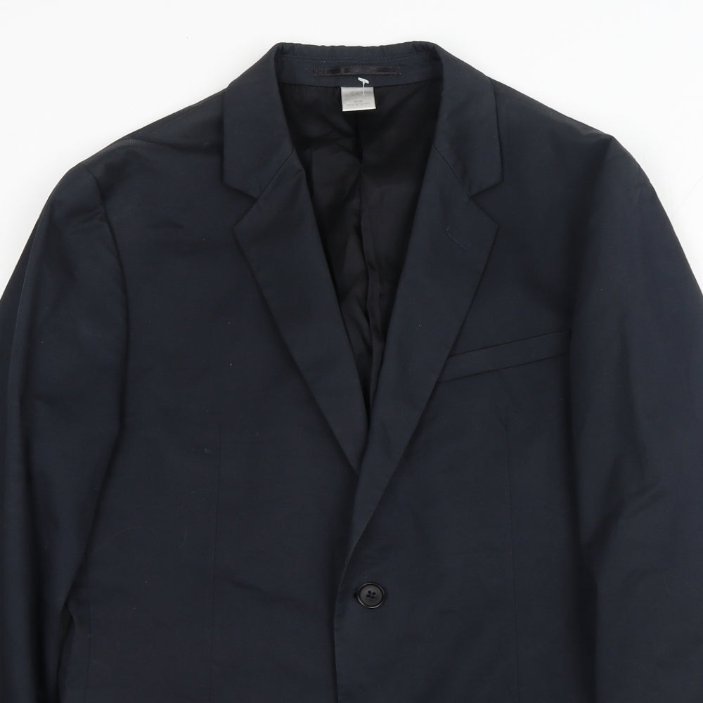 Gap Mens Blue Cotton Jacket Blazer Size M