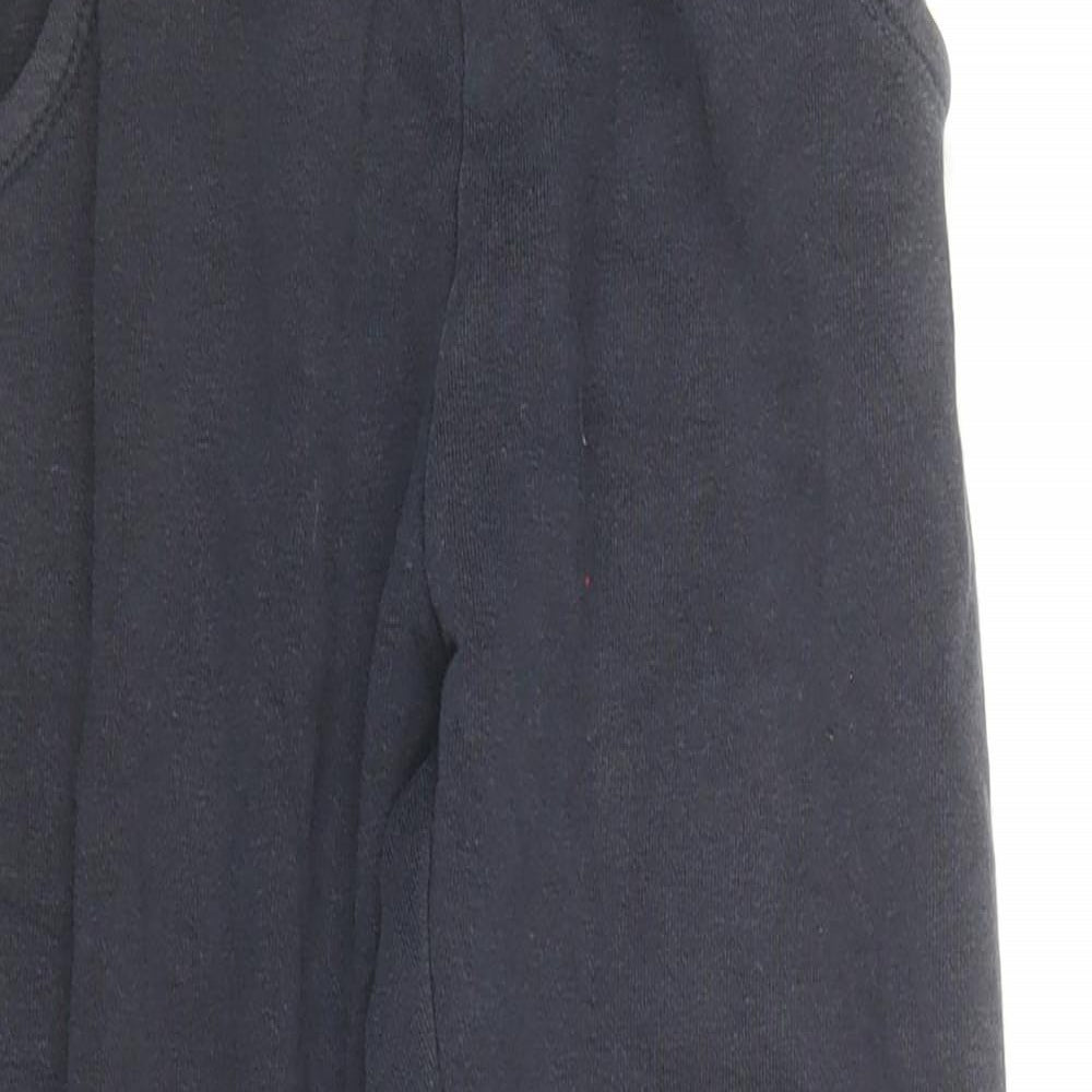 TU Boys Blue Cotton Sweatpants Trousers Size 6 Years Regular Drawstring