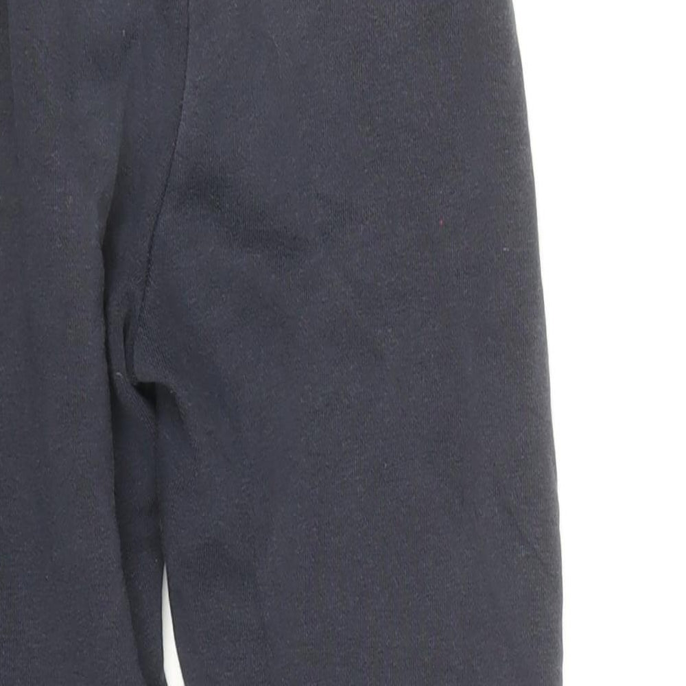 TU Boys Blue Cotton Sweatpants Trousers Size 6 Years Regular Drawstring