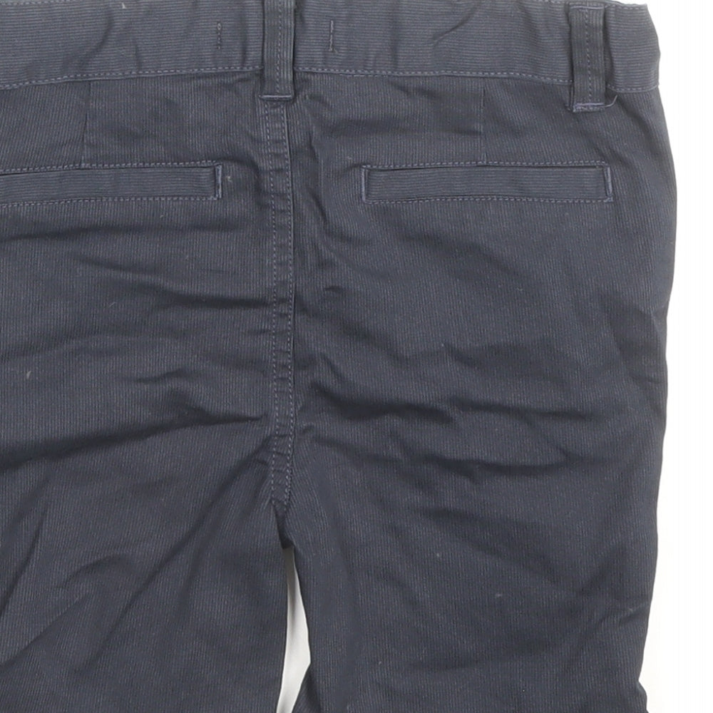 Primark# Boys Blue Cotton Bermuda Shorts Size 3-4 Years Regular Buckle