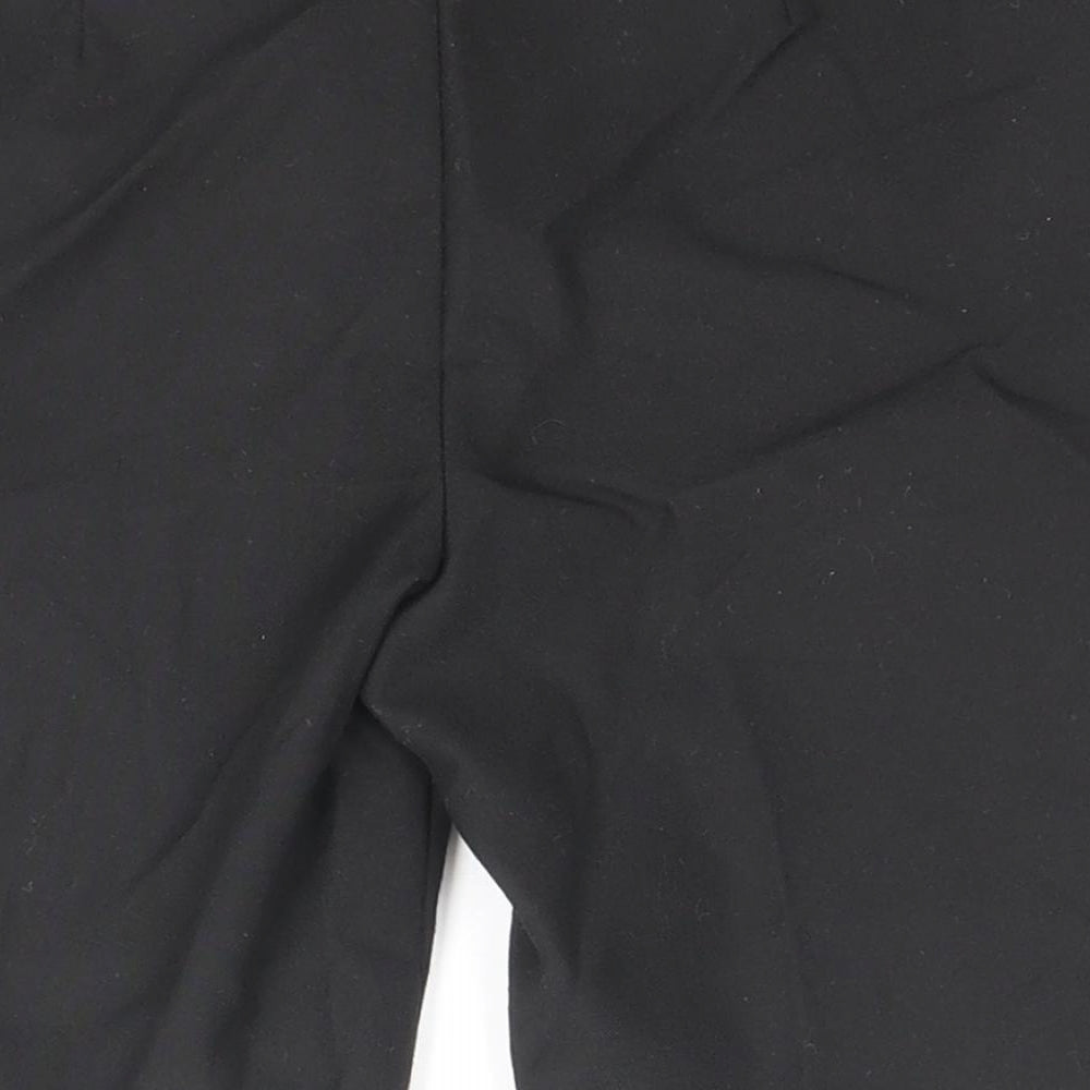 F&F Boys Black Polyester Bermuda Shorts Size 7-8 Years Regular Zip