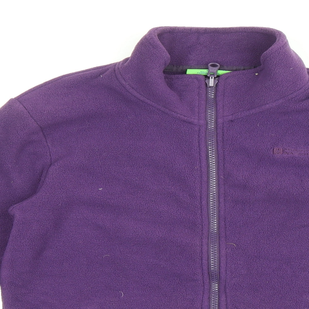 Mountain Warehouse Girls Purple Basic Jacket Jacket Size 11-12 Years Zip
