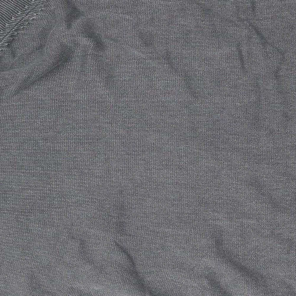 JACK & JONES Mens Grey Round Neck Cotton Pullover Jumper Size L