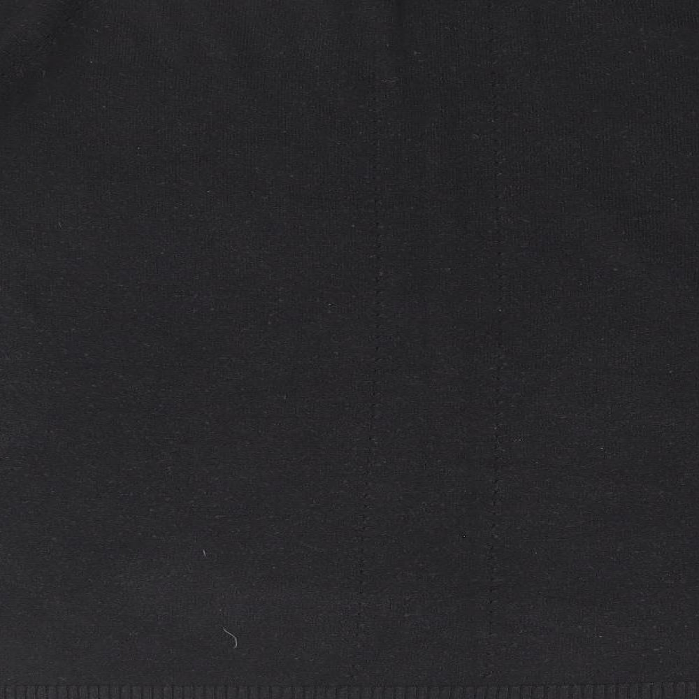 TU Womens Black Scoop Neck Acrylic Pullover Jumper Size 18