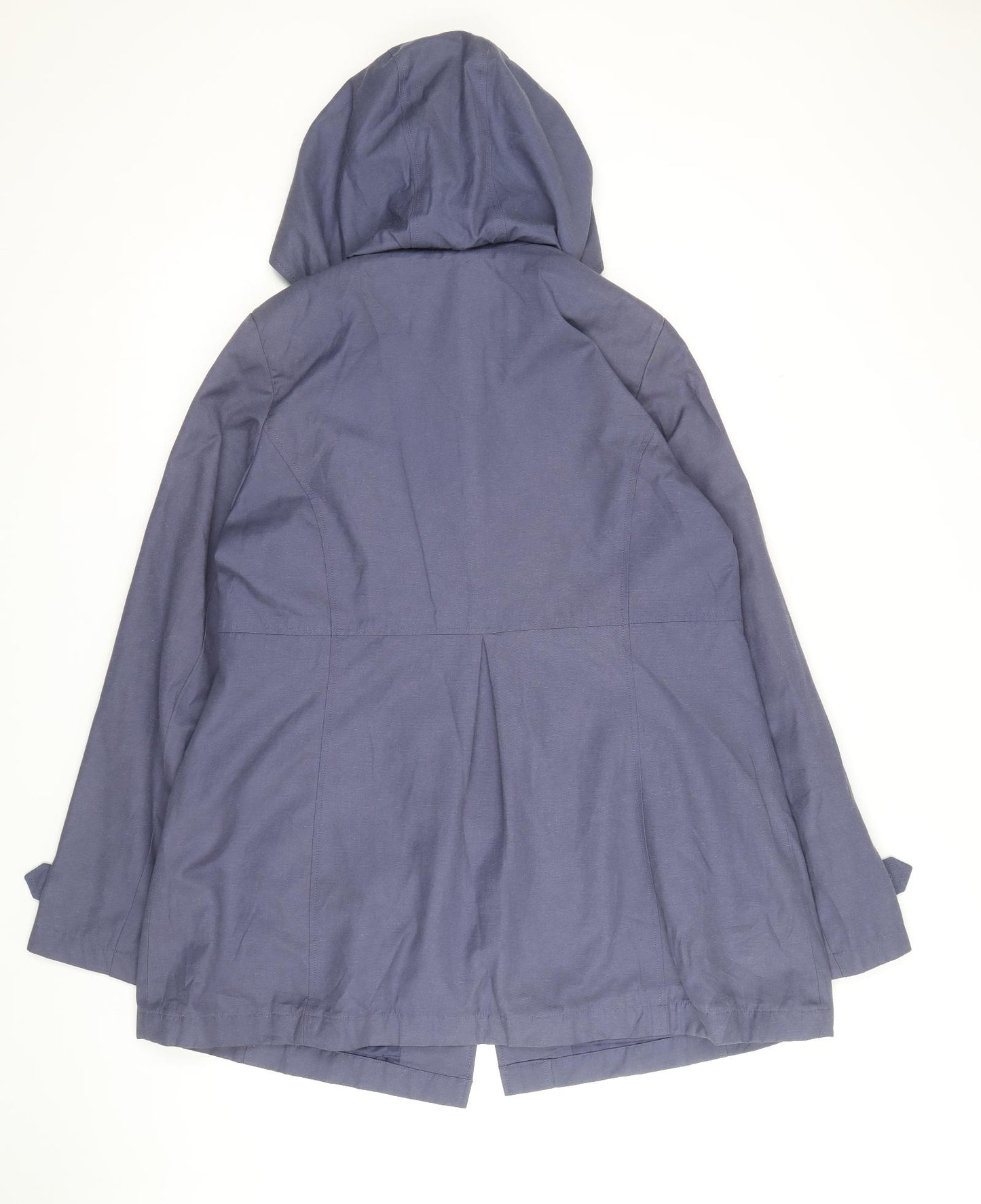 Roman Womens Purple Rain Coat Jacket Size M Button